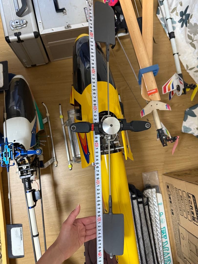 JR ボイジャーGSR ガソリンヘリ機体のみ、純正メインローター付