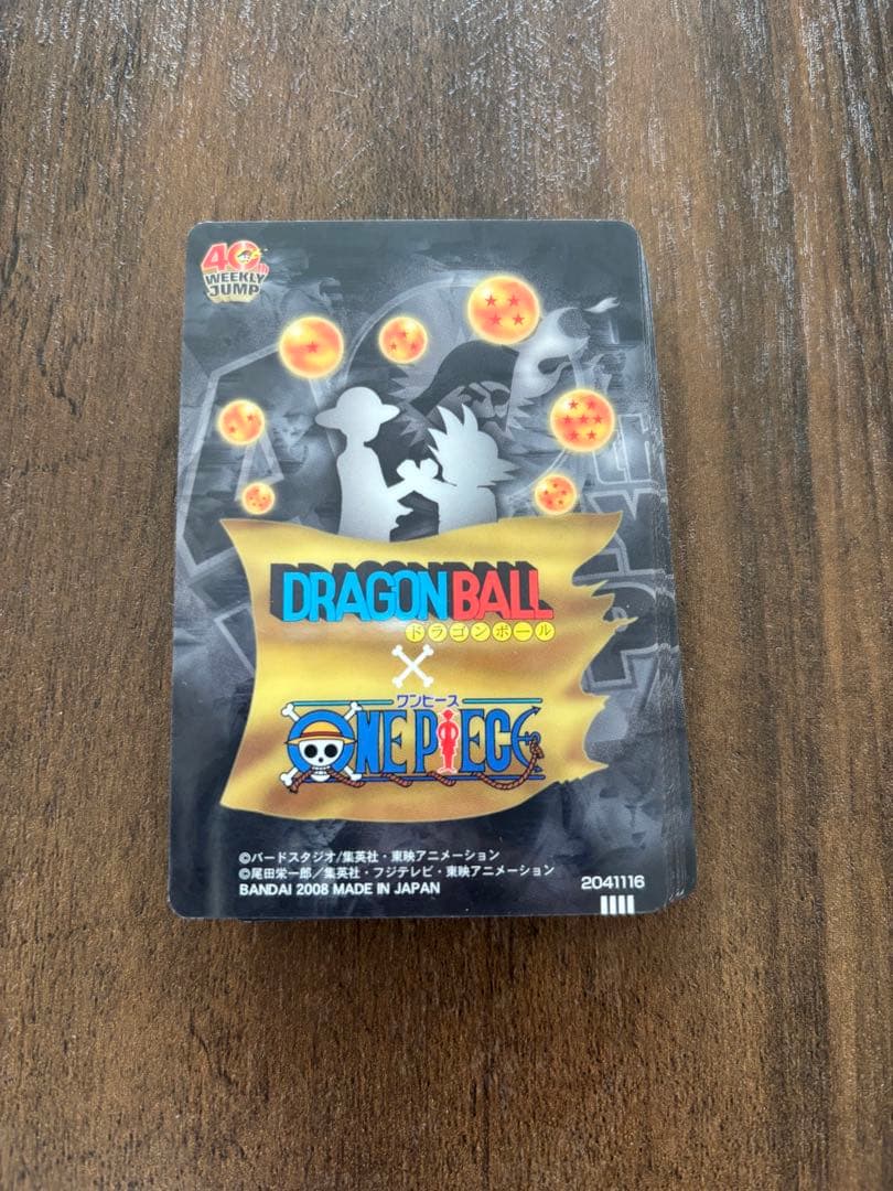 t*o様 ドラゴンボール×ワンピース40周年コラボカード セット