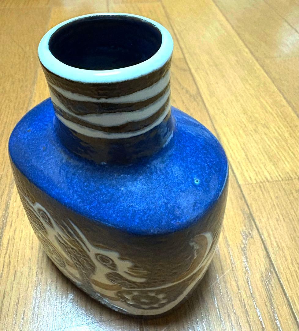 ロイヤルコペンハーゲン 花瓶　フラワーベース　鳥の模様