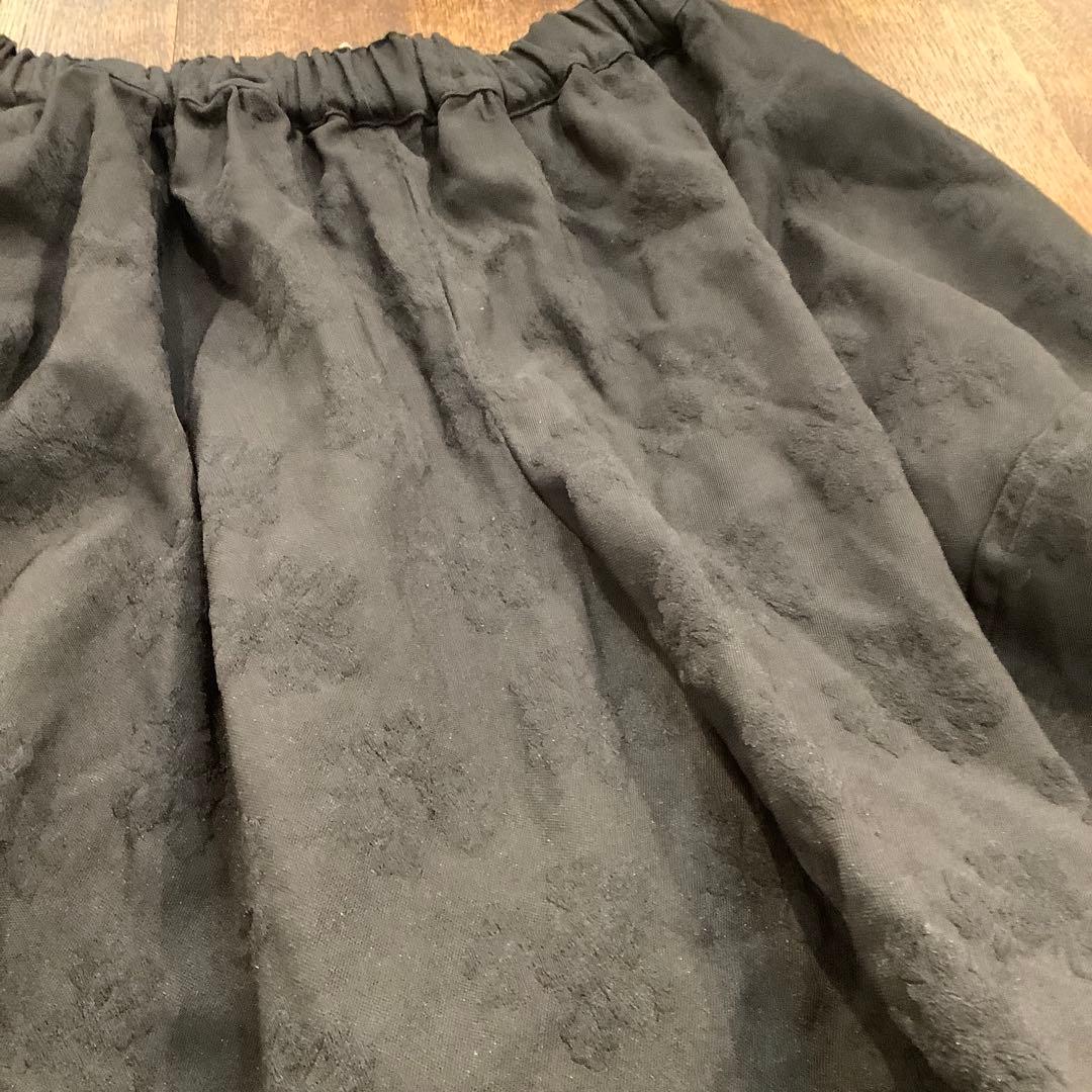 COMME des GARCONS コムコム　花刺繍バルーンパンツ　サイズXS