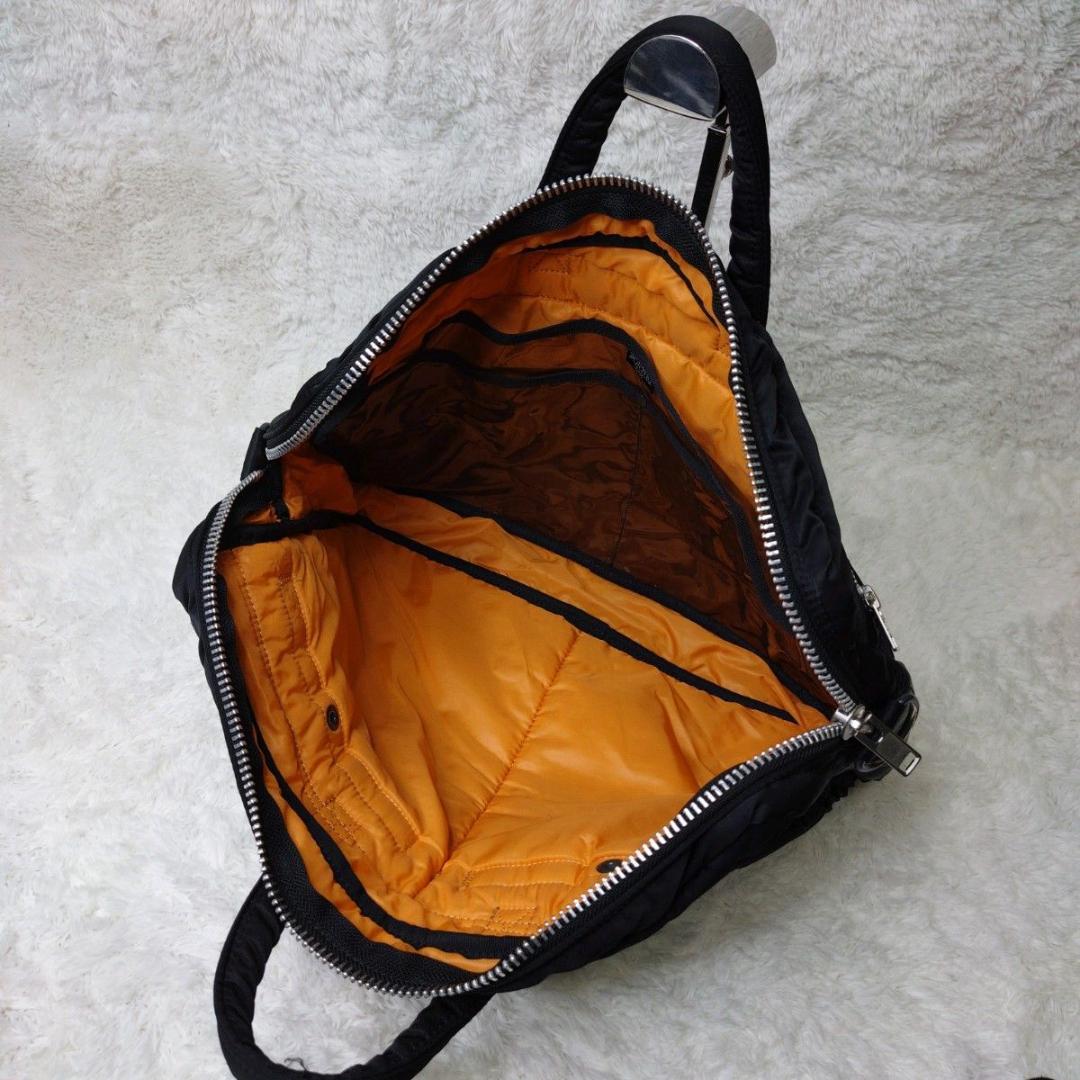 【美品】PORTER タンカー ブリーフケース ブラック 2way A4 通勤