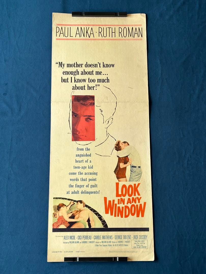 どの窓からでも見て下さい　USオリジナル映画ポスター