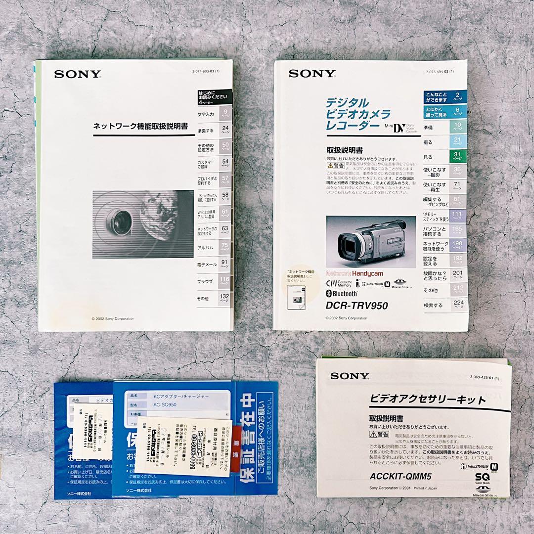 【極美品】SONY Handycam DCR-TRV950 miniDV