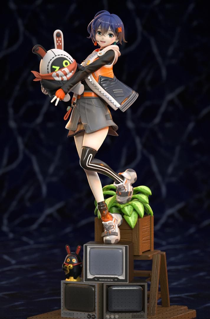 1/7 リン ゼンレスゾーンゼロ 未塗装未組立 フィギュア ガレージキット