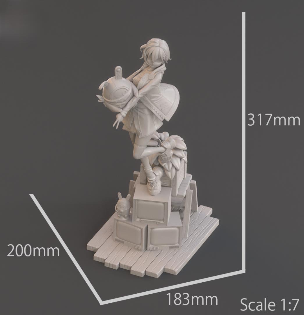 1/7 リン ゼンレスゾーンゼロ 未塗装未組立 フィギュア ガレージキット