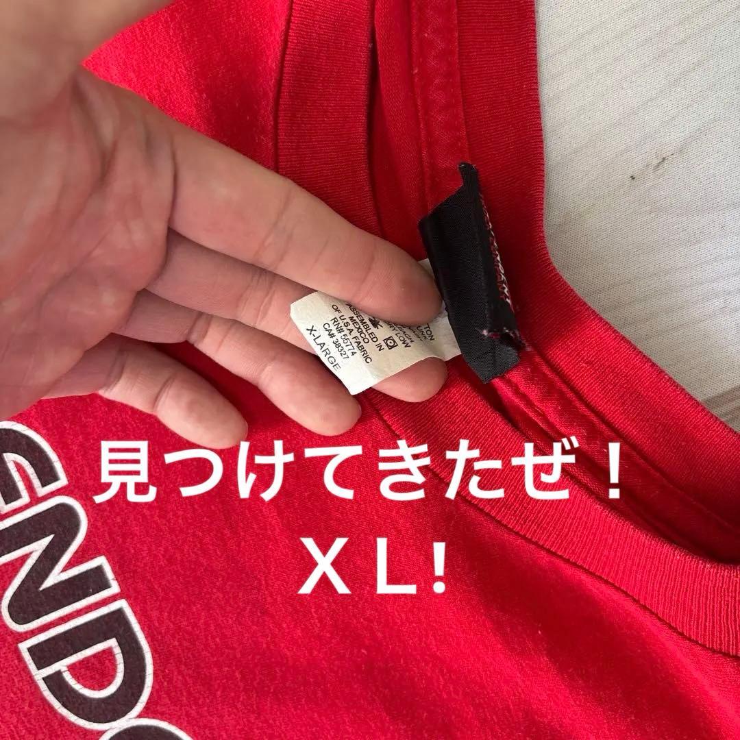 INDEPENDENT アイアンクロス Tシャツ 赤　インディペンデント