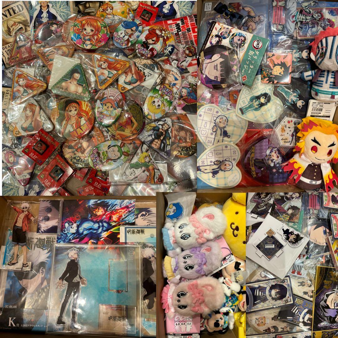 アニメ キャラクターグッズ 大量 缶バッジ アクリルスタンド まとめ売り　希少品