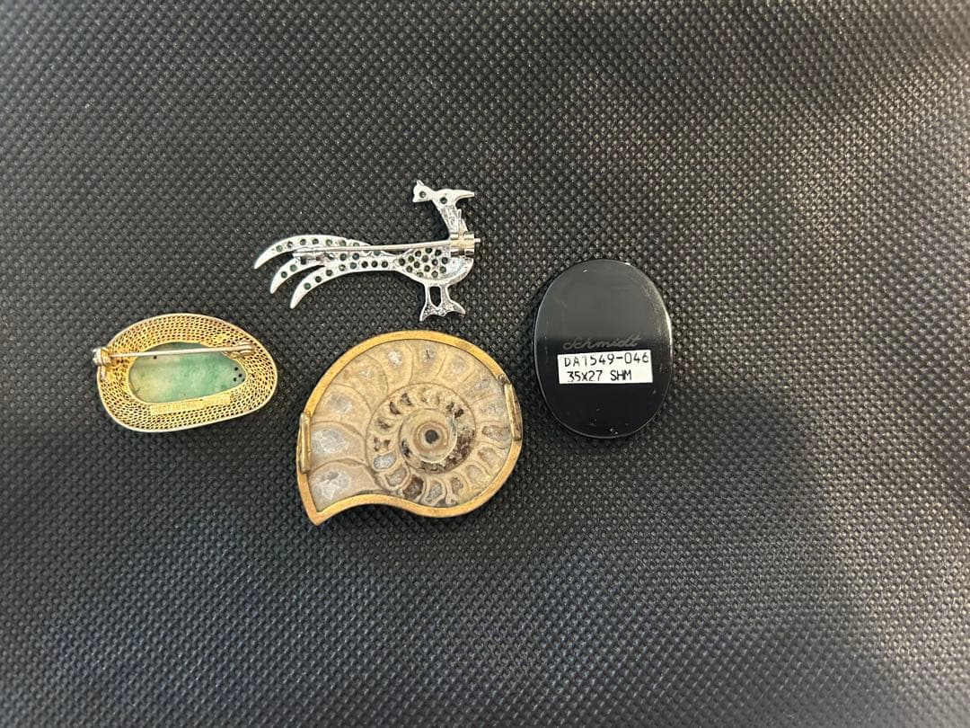 アンティークブローチ2 帯留め1カメオ1 最終値下げ