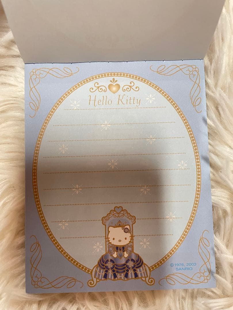 【レア】ハローキティ　海外限定メモ　プリンセスキティ