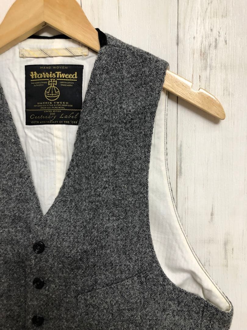 【美品】BEAMS × Harris Tweed コラボ 100th ベスト M