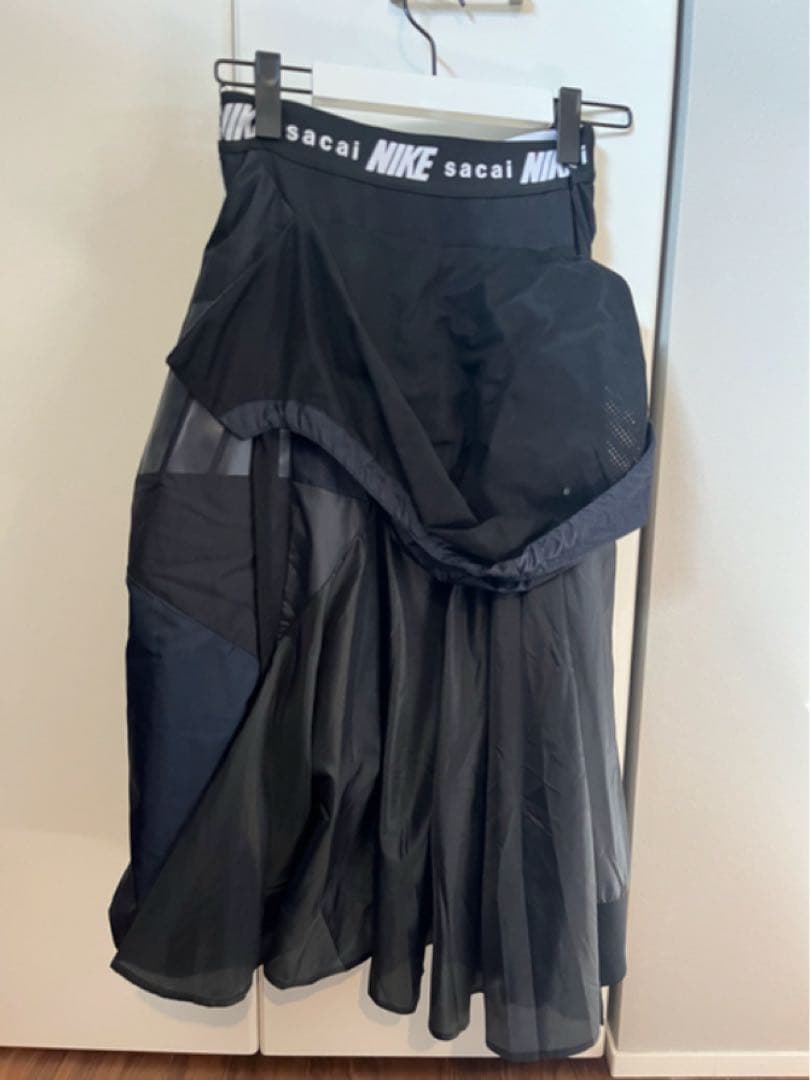 Nike sacai フレアスカート M ブラック