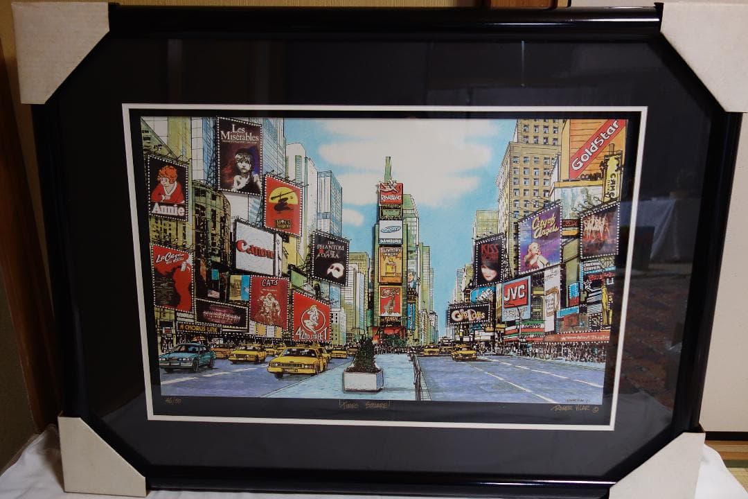 「TIMES SQUARE」ロジャーヴィラー ３Dアート サイン有
