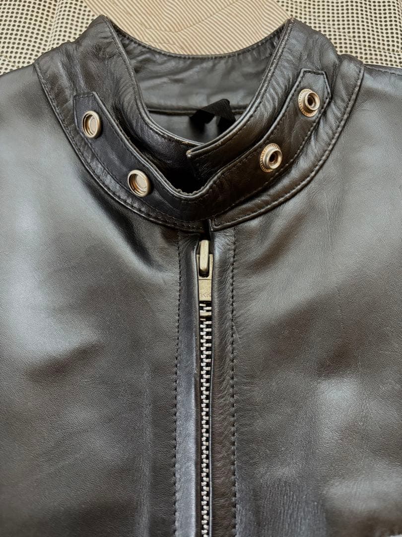 HORNE WORKS ホーンワークス シングルライダースジャケット LL