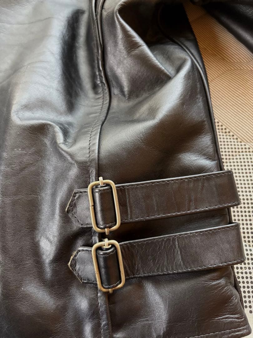 HORNE WORKS ホーンワークス シングルライダースジャケット LL