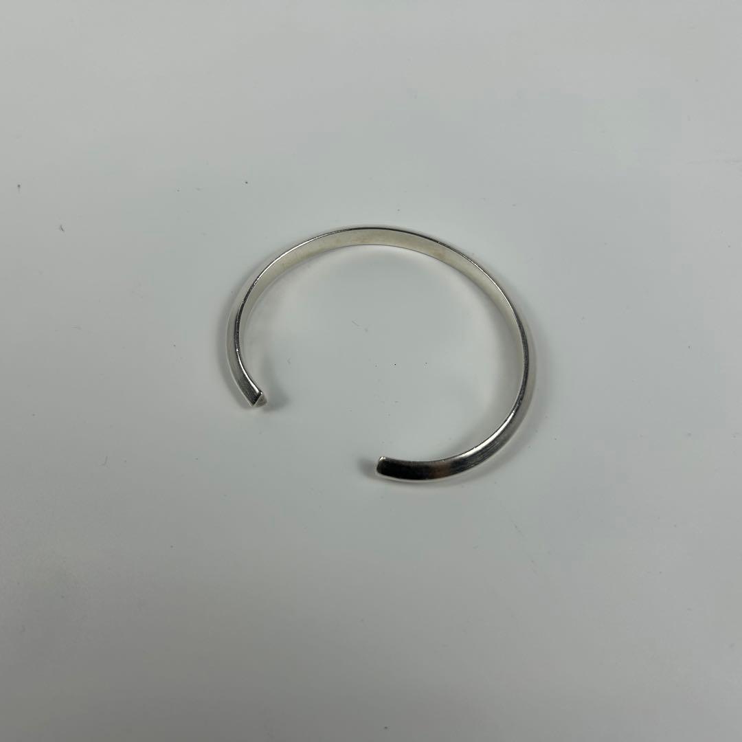 カレンシルバーバングル 角 Karen Silver Bangle