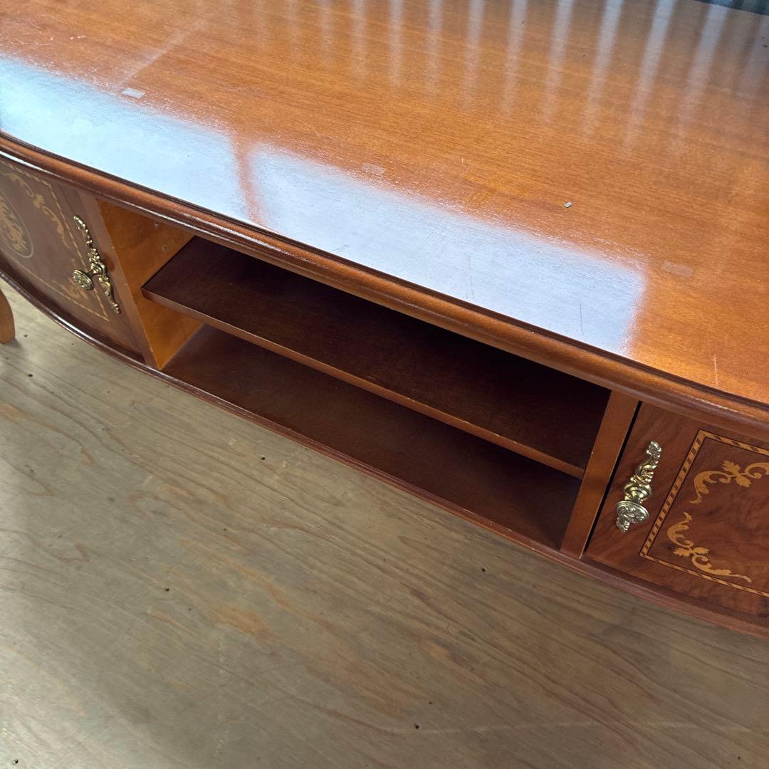 専用 テレビボード 曲線デザイン