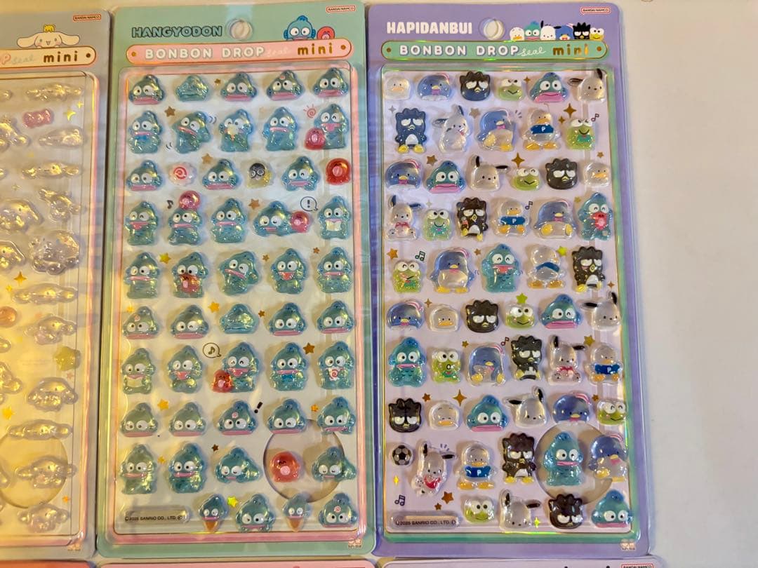 【正規品】ボンボンドロップシール　ミニ　サンリオ　全8種コンプリートセット