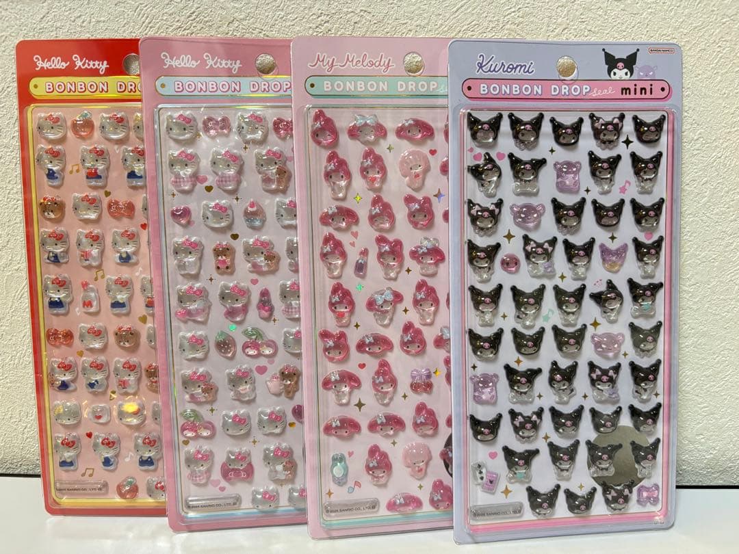 ボンボンドロップシール　ミニ　サンリオ　コンプリートセット