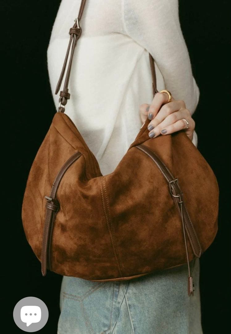 バッグ Knuth Marf suede moon bag