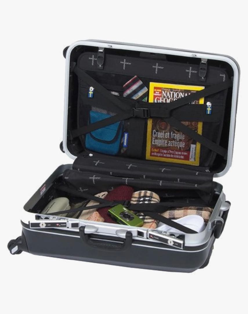 innovatorスーツケースINV22E ポーチ ステッカー収納袋タグ有54L