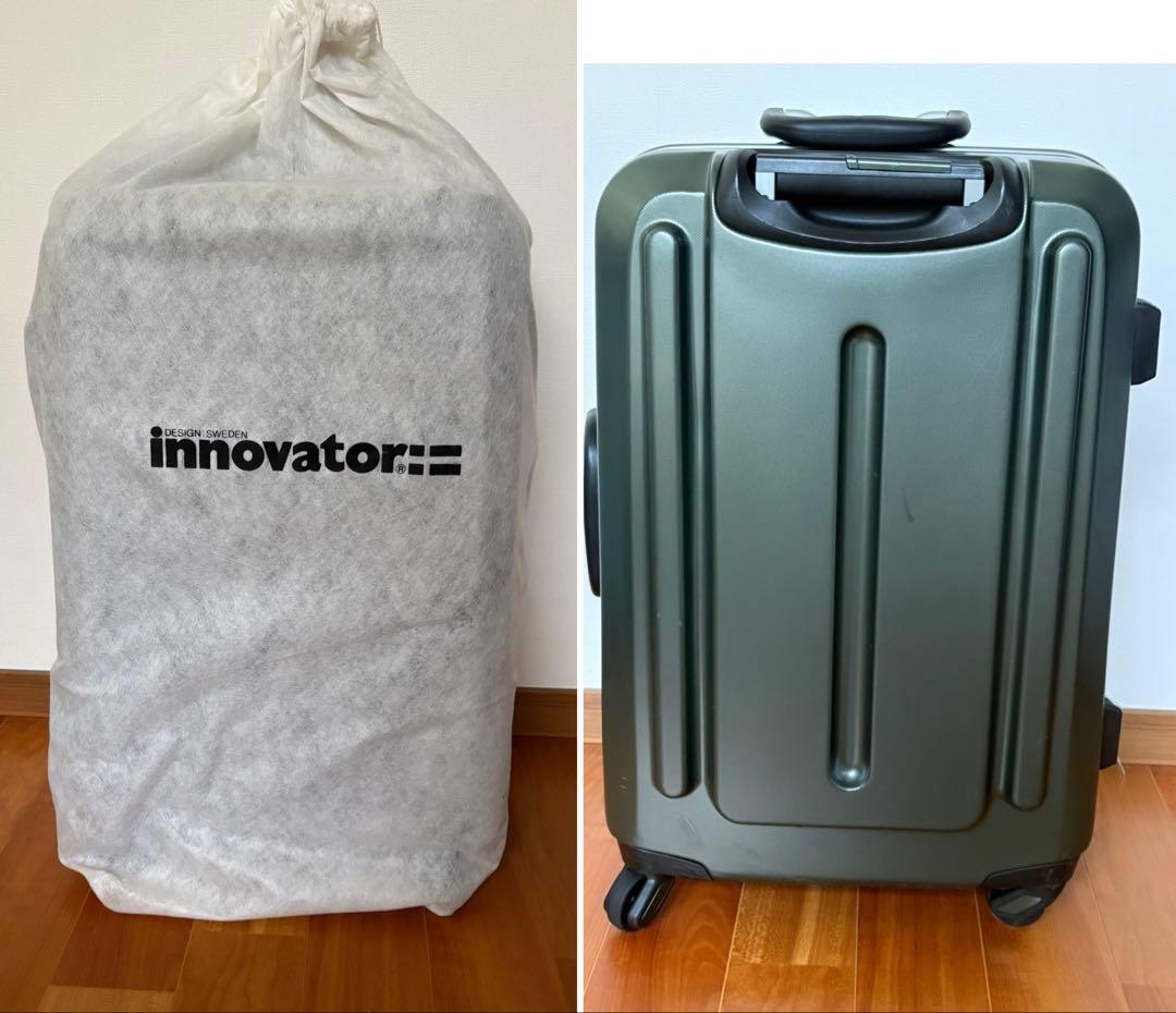 innovatorスーツケースINV22E ポーチ ステッカー収納袋タグ有54L