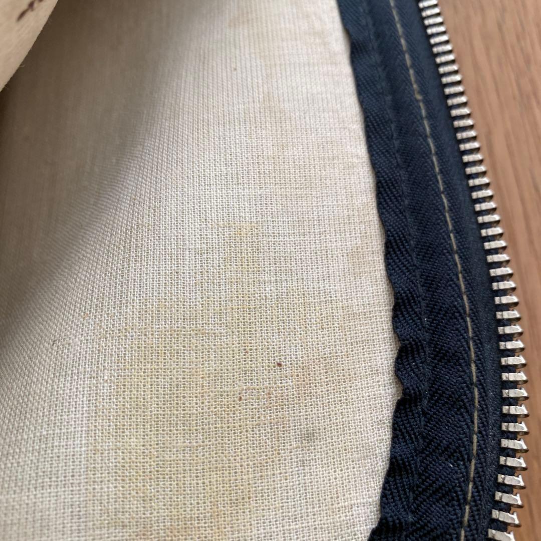 ビンテージ　マネーバッグ　バンクバッグ　鍵つき