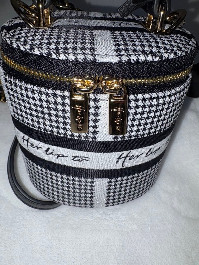 バッグ herlipto HLT Jacquard Mini Vanity Bag