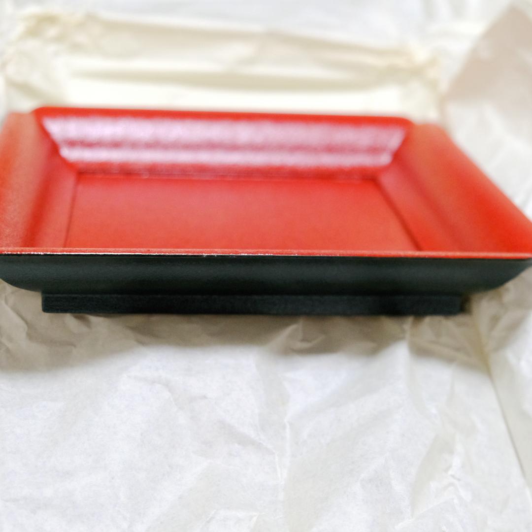 若狭盆　菓子器　漆器