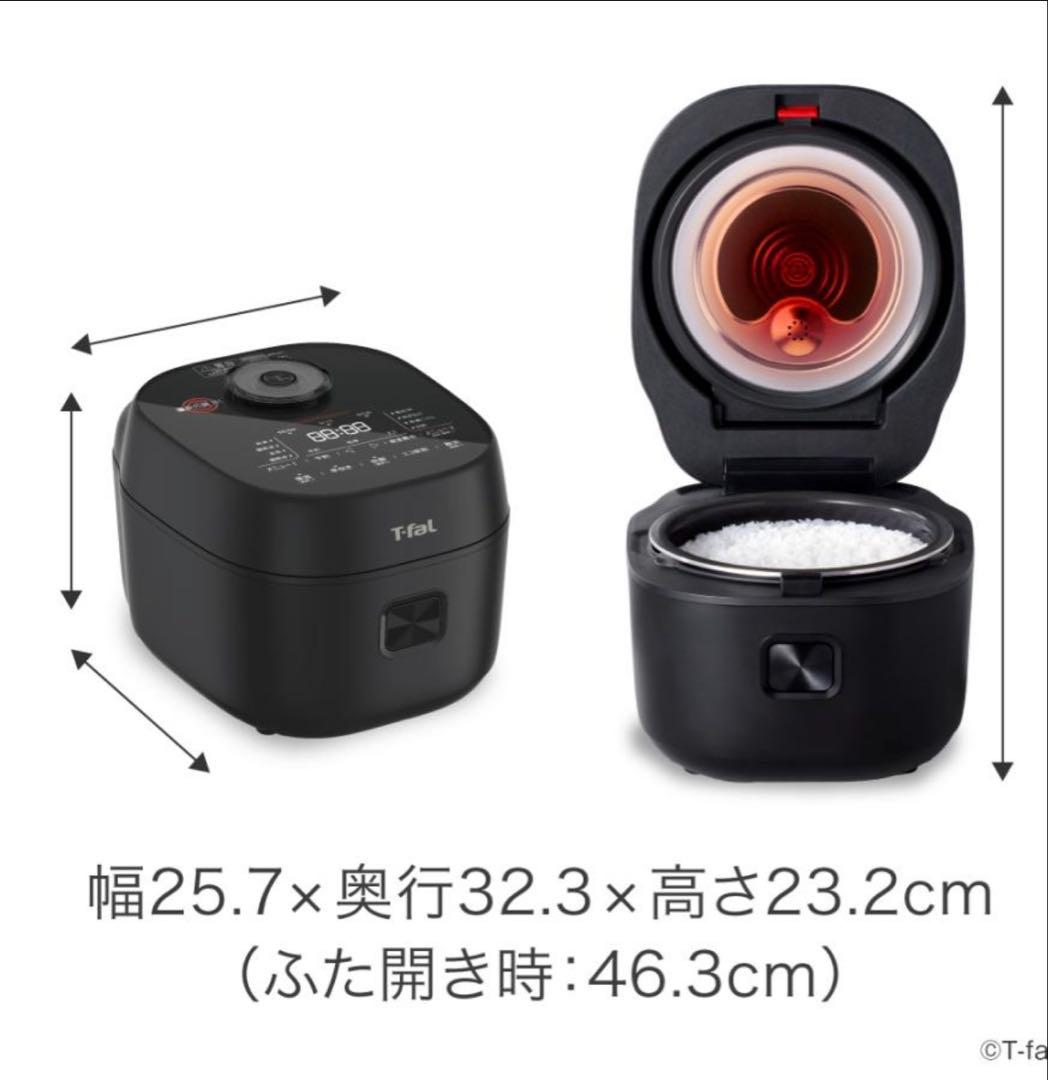 T-fal ザ・ライス ブラック 5.5合炊飯器