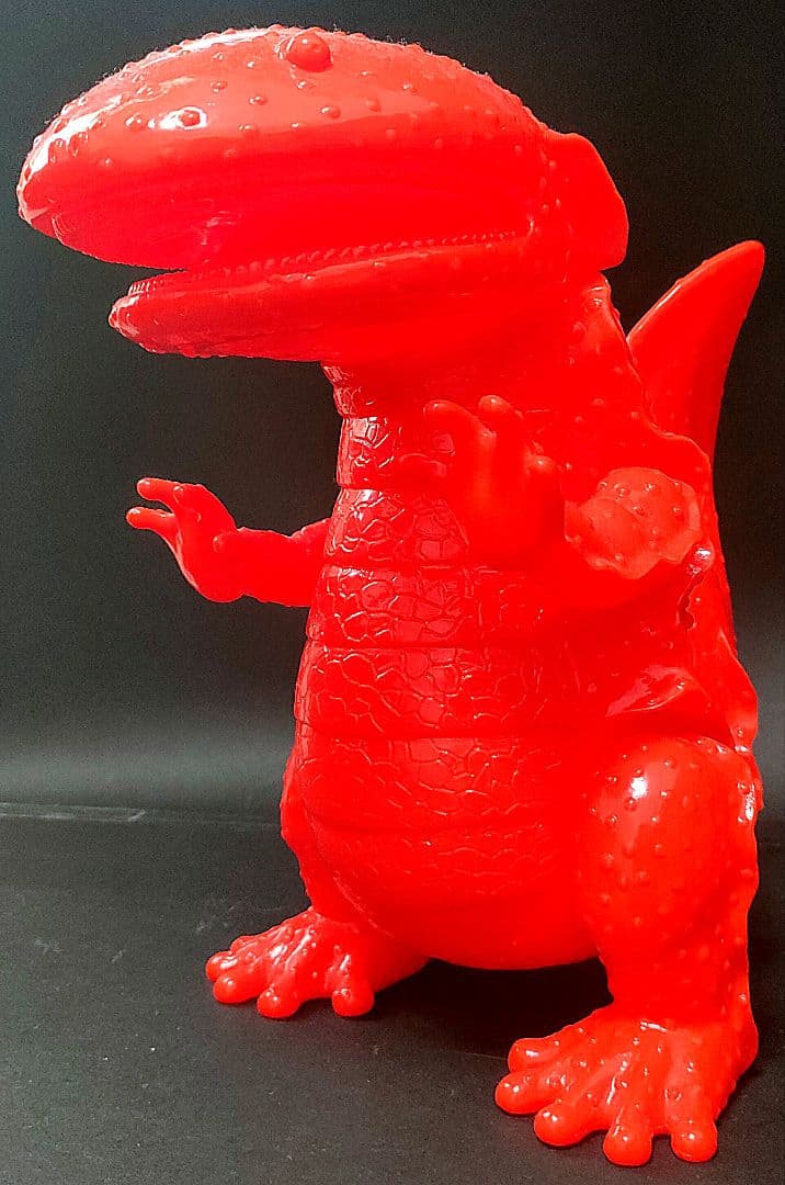 HANZAGI ハンザギ　ソフビ 蛍光レッド成型 株式会社サンプラザ