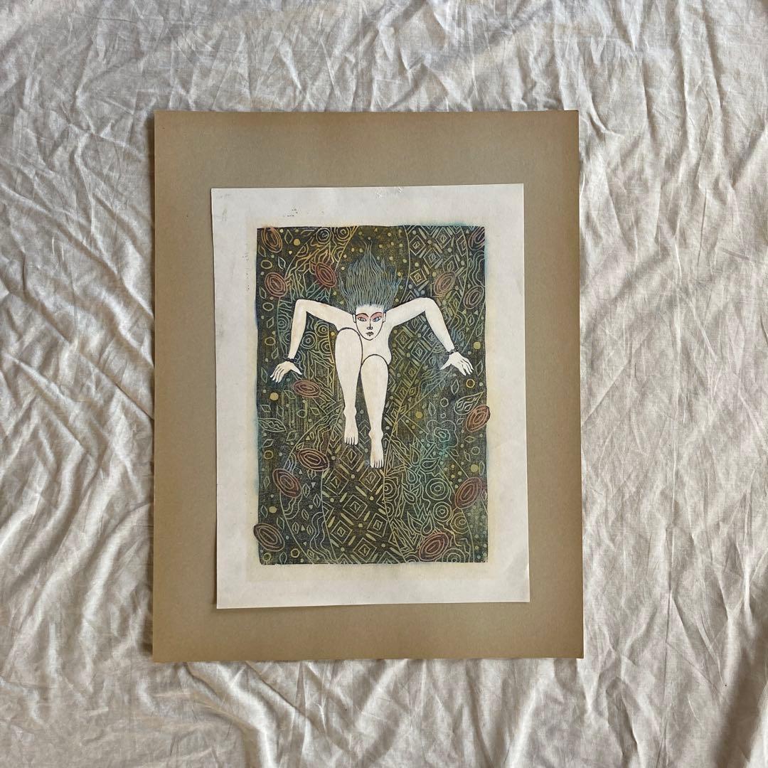 水彩画　絵画　骨董