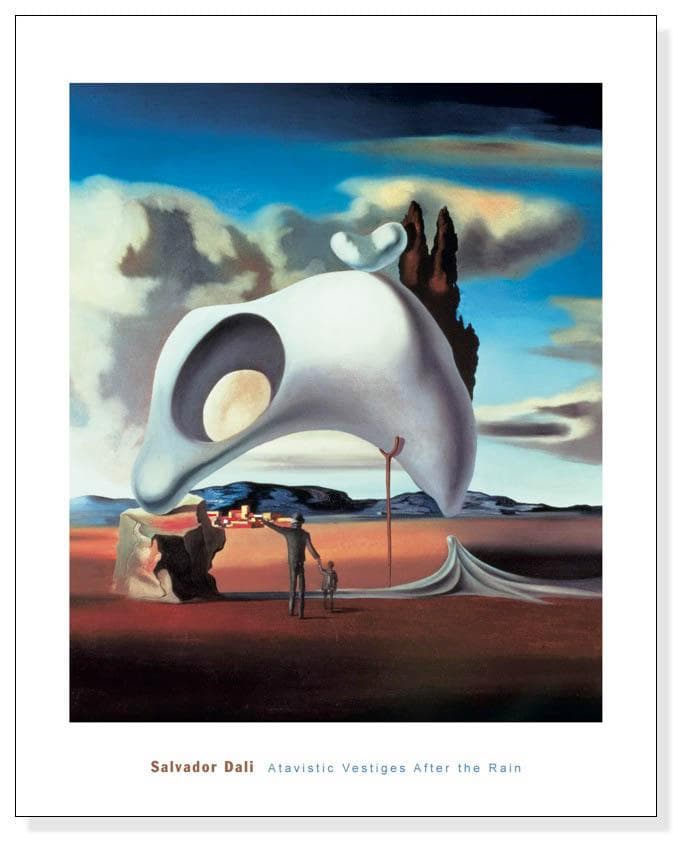 額装品/Atavistic Vestiges/ダリ/ポスター