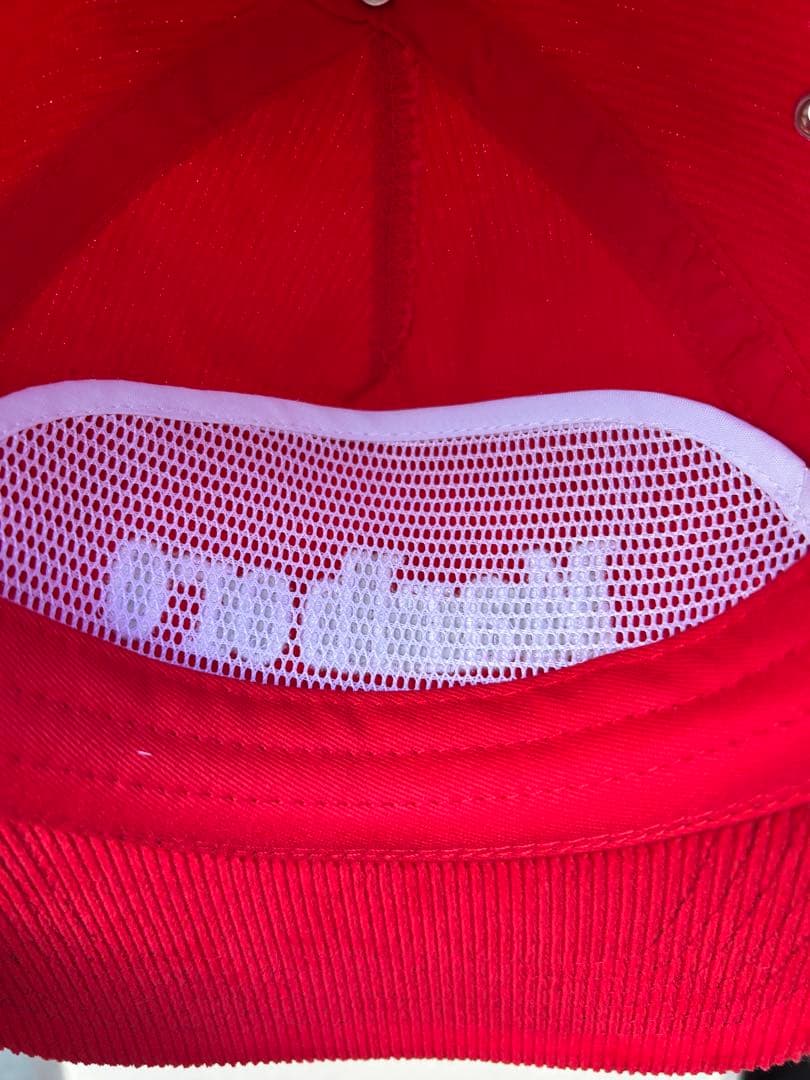 Marlboro コーデュロイキャップ レッド 新品 美品 マルボロ タバコ