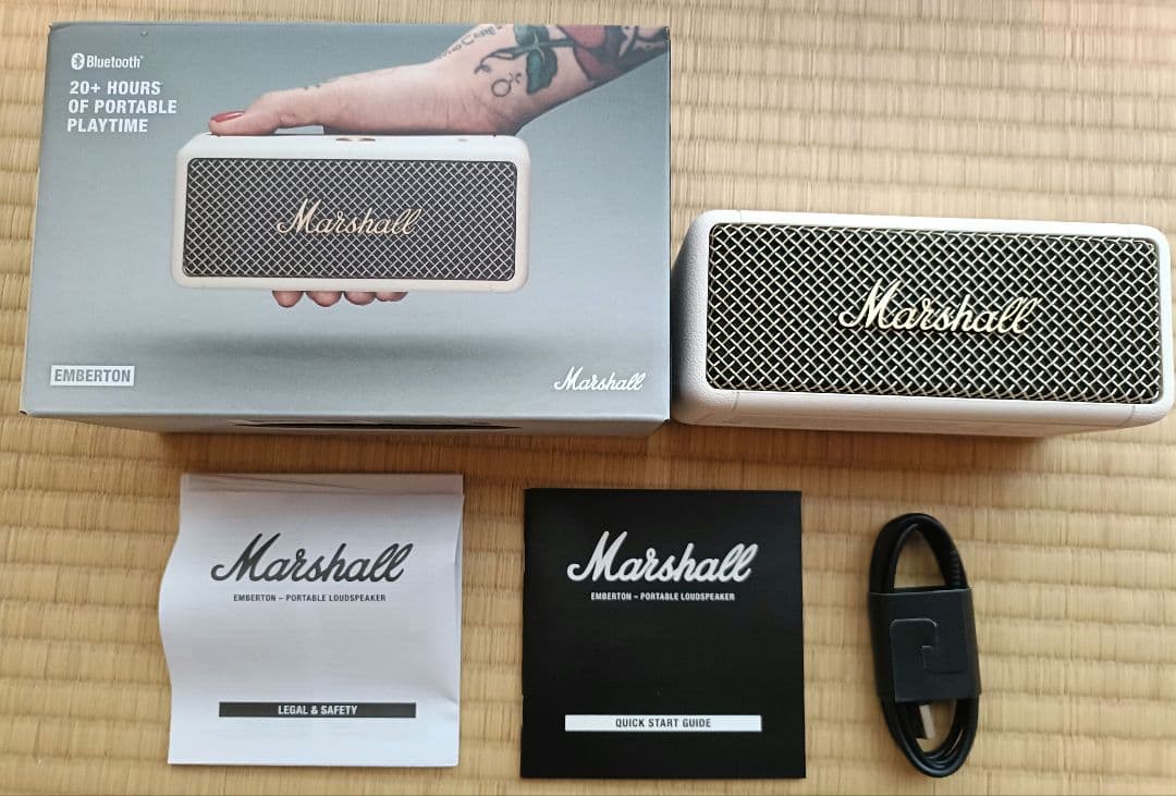 スピーカー・ウーファー Marshall Emberton cream