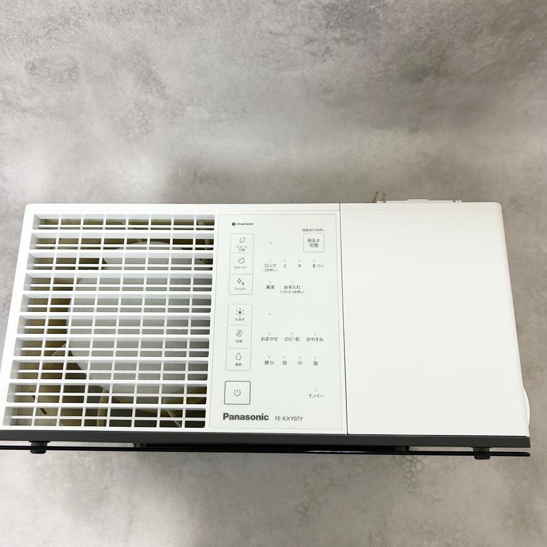 美品　Panasonic FE-KXY07Y-K 気化式加湿機　ナノイー　加湿器