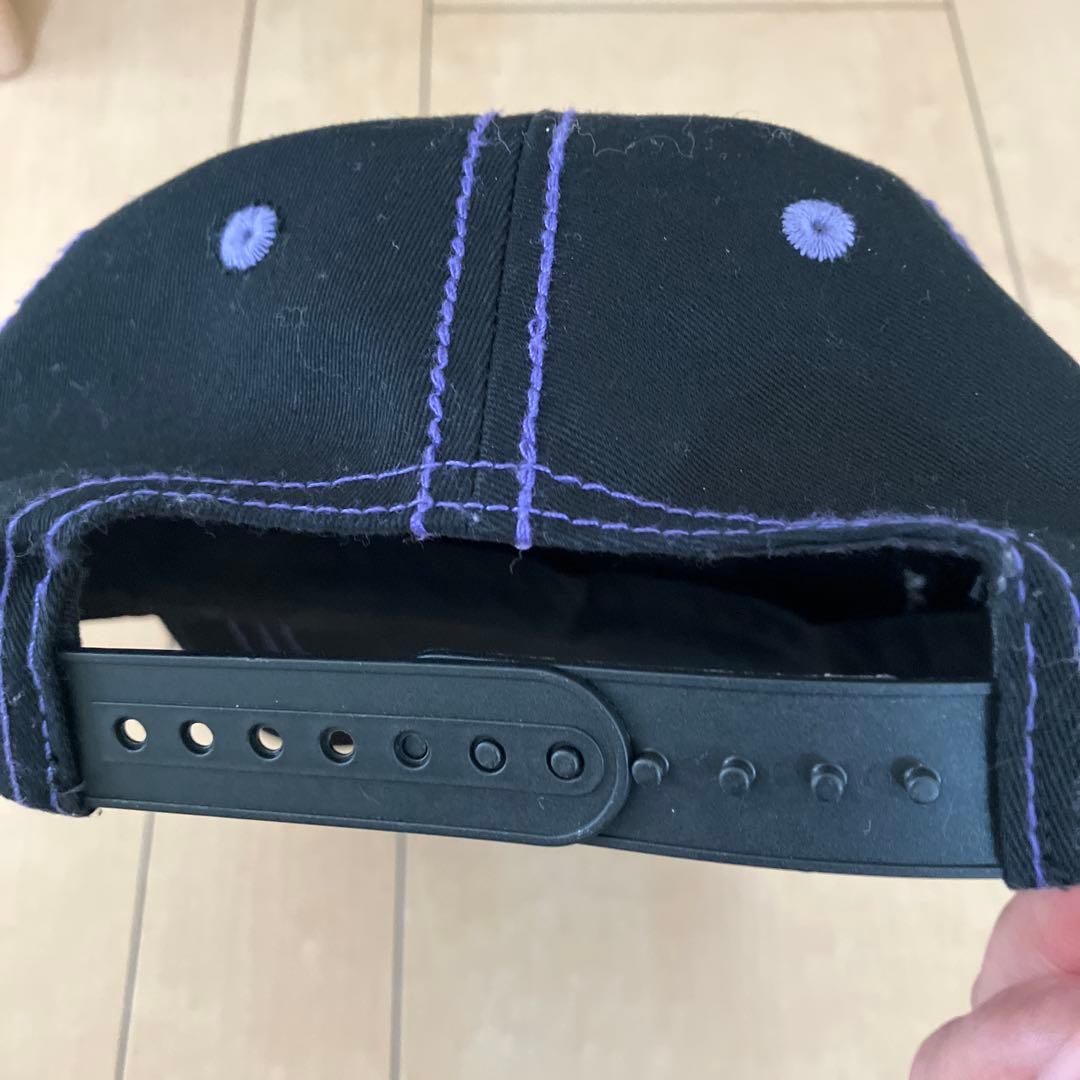 ec melodi 黒 キャップ スタッズ付き