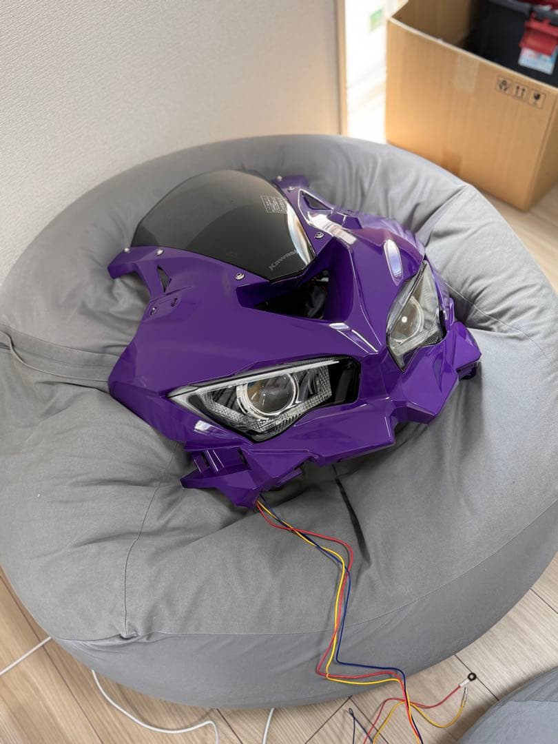 zx25r zx4rr ヘッドライト