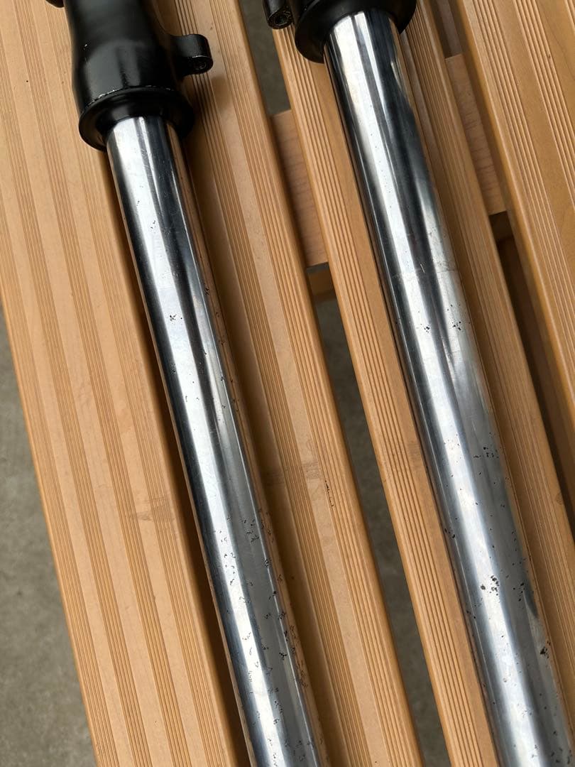 RZ250R フロントフォーク　左右　ブラック　レストア　フロント　フォーク