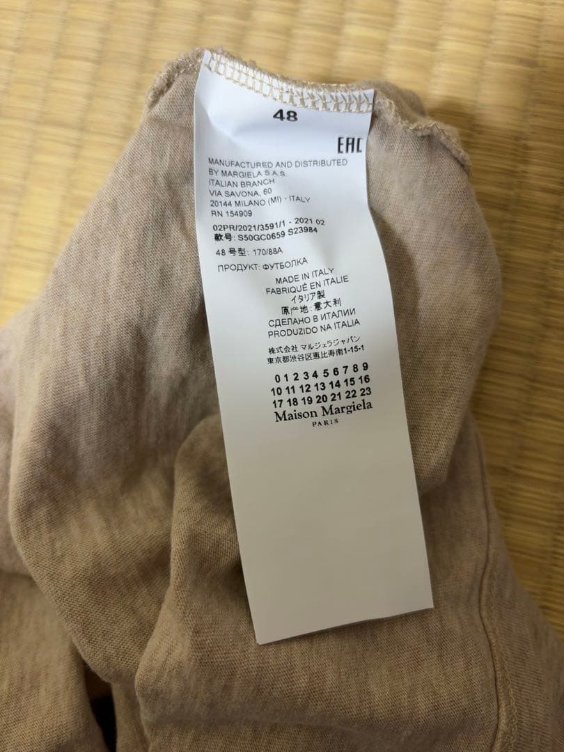 【ジャパン】未使用Maison Margiela Tシャツ