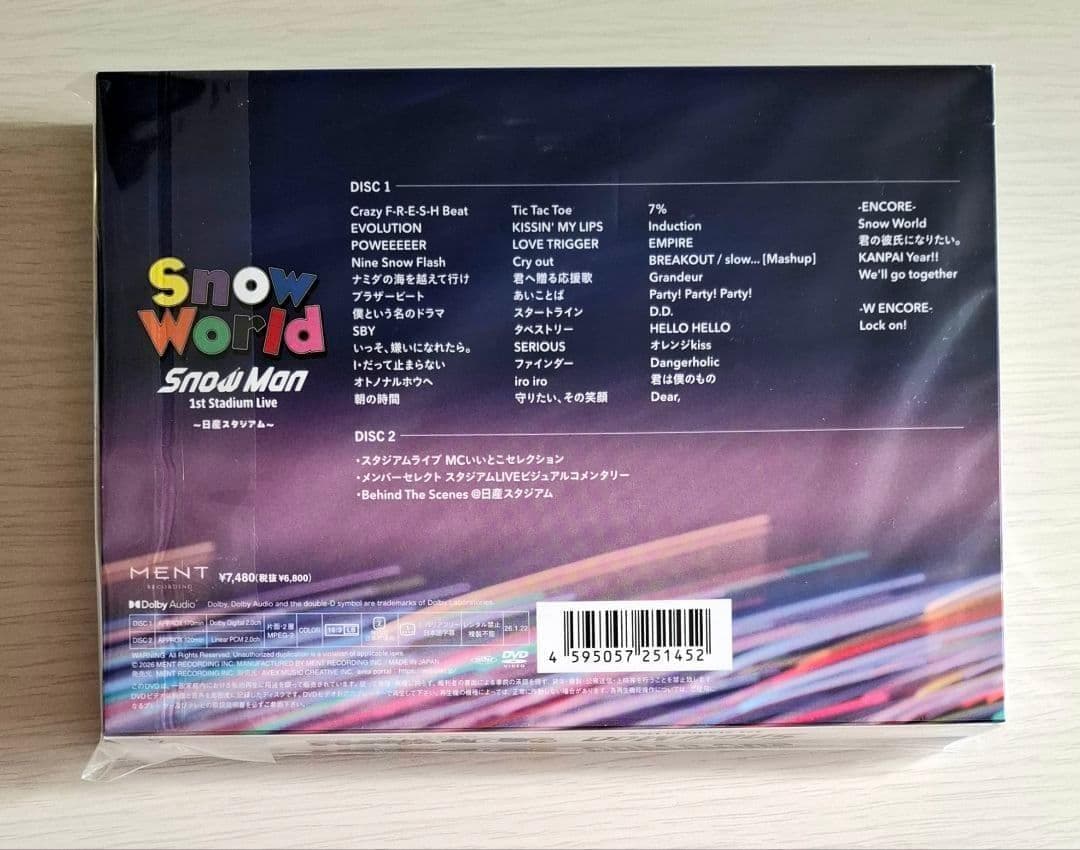 【DVD】 Man  World 日産スタジアム【新品未開封】➂