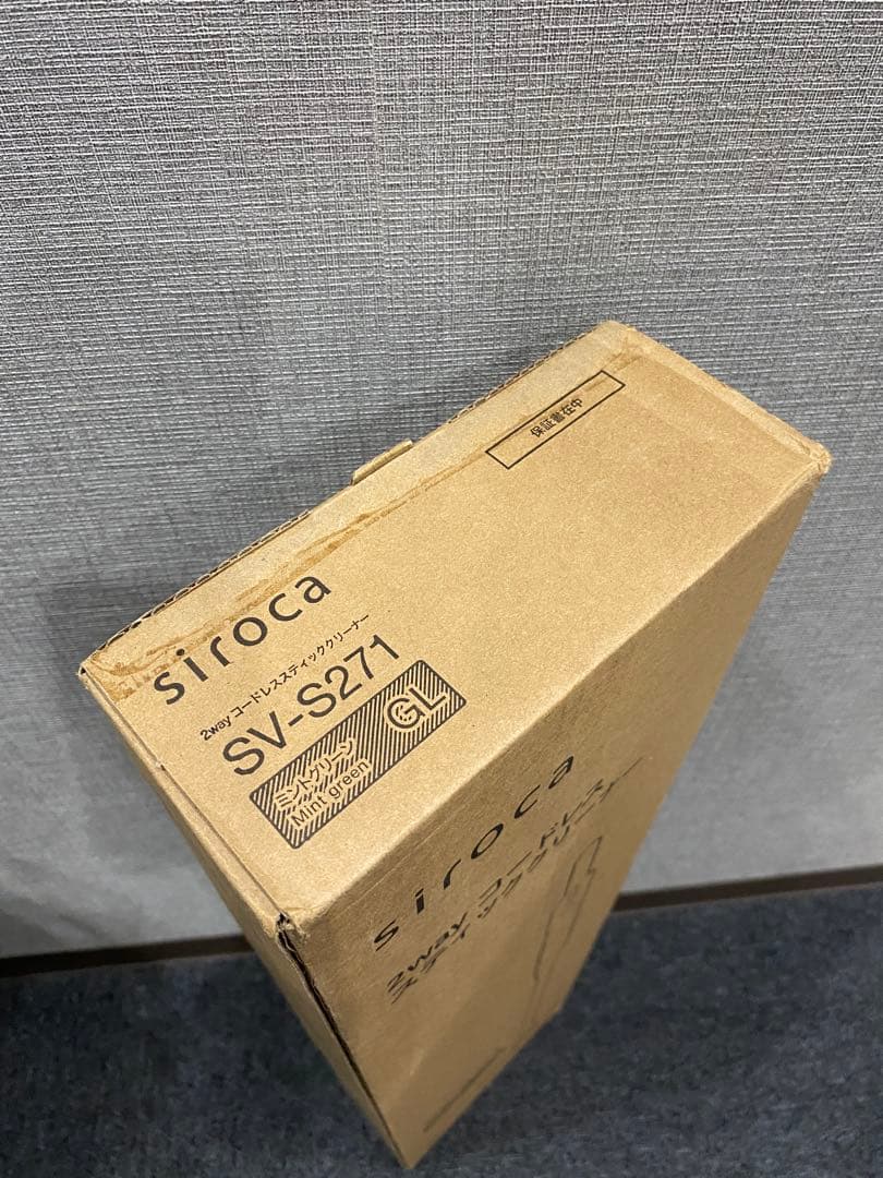 【新品未使用未開封】siroca 2way コードレススティッククリーナー