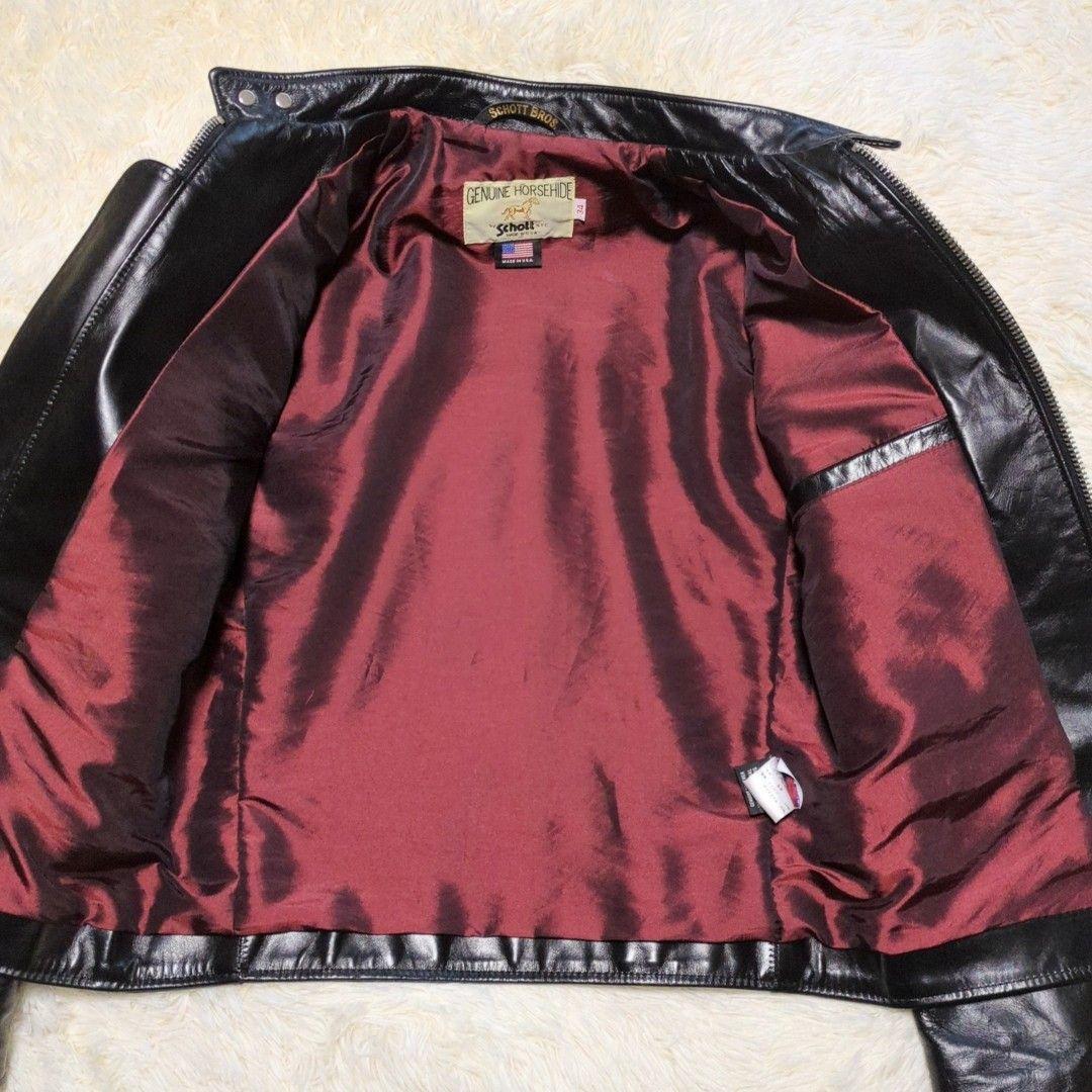 【極美品】ショット 641XXH ホースハイド ライダース ジャケット