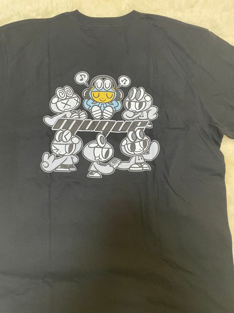 muque RIDE ON ツアーTシャツquega-kun 半袖 黒XL