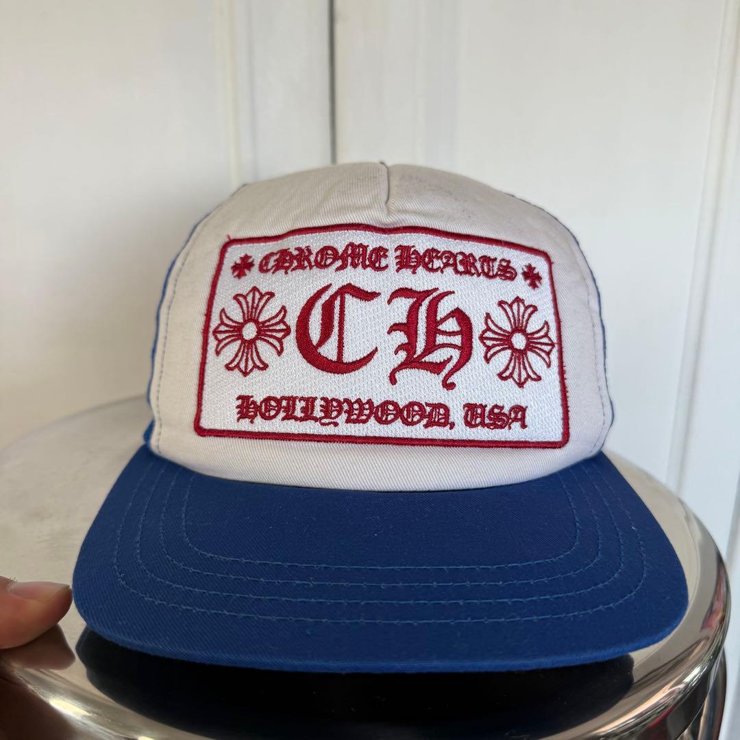 Chrome Hearts 刺繍ロゴ キャップ　トラッカーキャップ