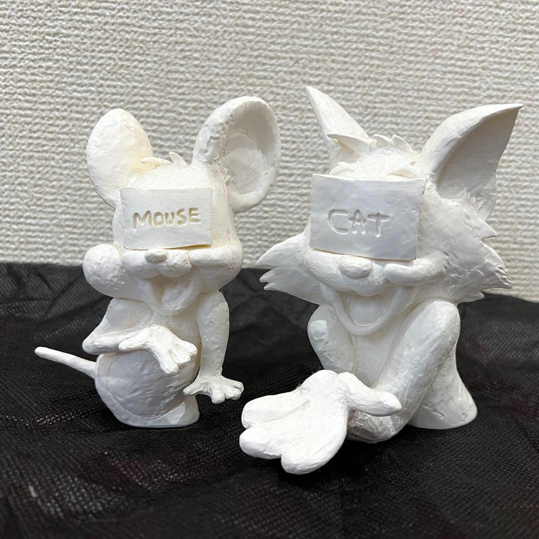 ED300 完売品 トムとジェリー × ニシクボサユリ Sculpture 立体