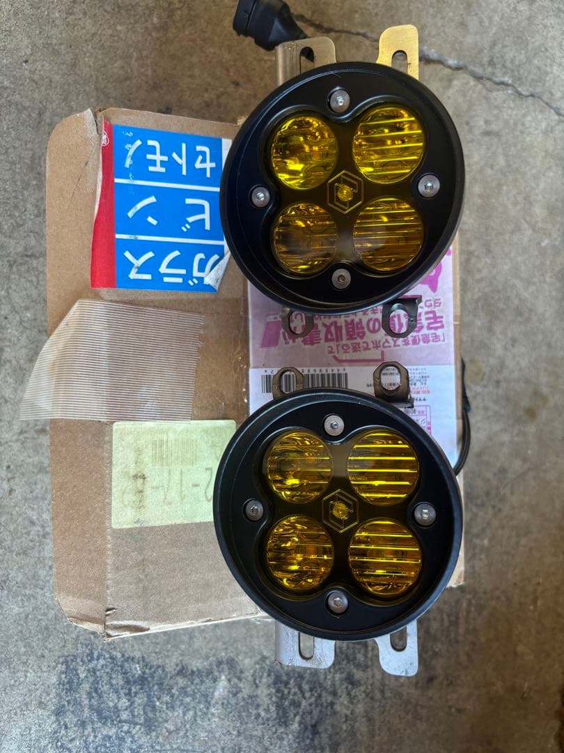 RAV4 LEDフォグランプ イエロー3000K 　ジムニー　調光機付き