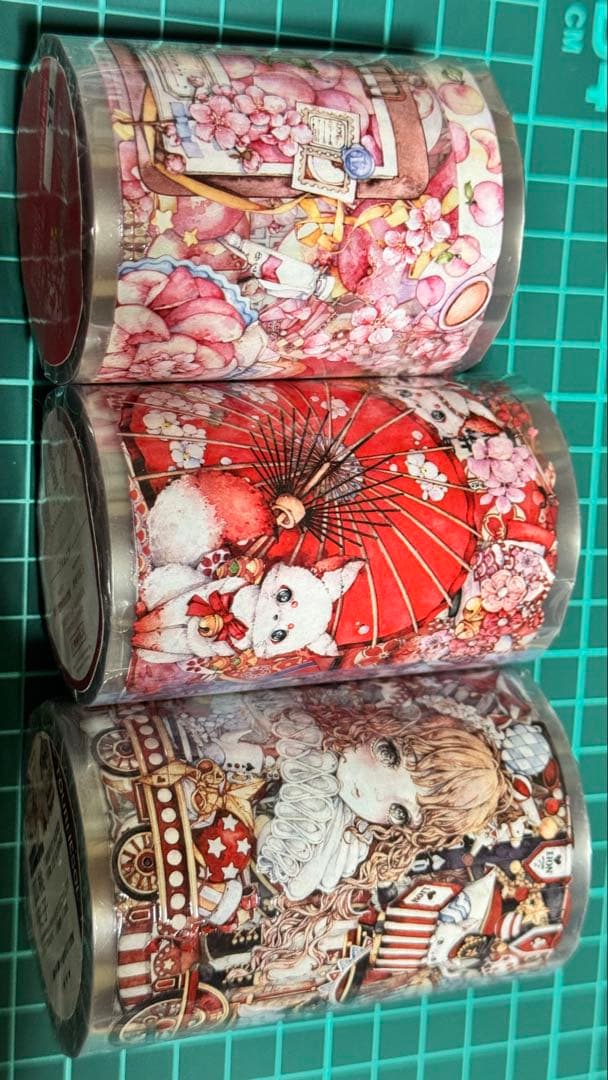 海外マステ マスキングテープ 獅子 シール 人物 装飾