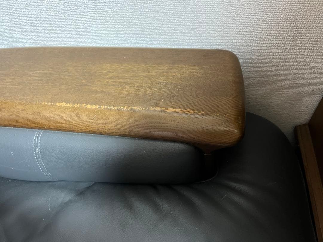 t-s-s-s カリモク 本革レザー ソファー 1脚