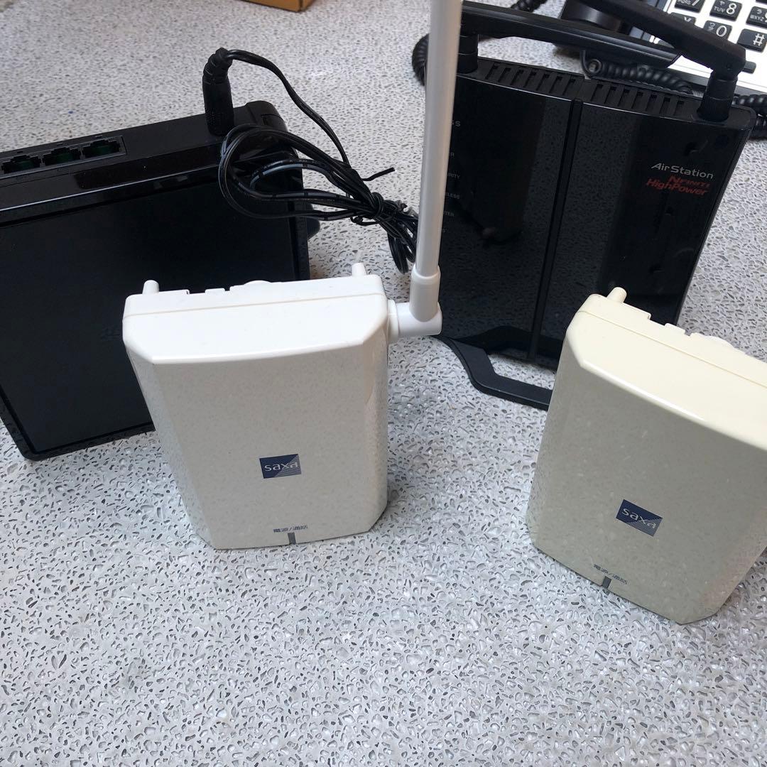 【新品含む】saxa サクサ ビジネスフォンセット新品4台・美品3台・子機2台