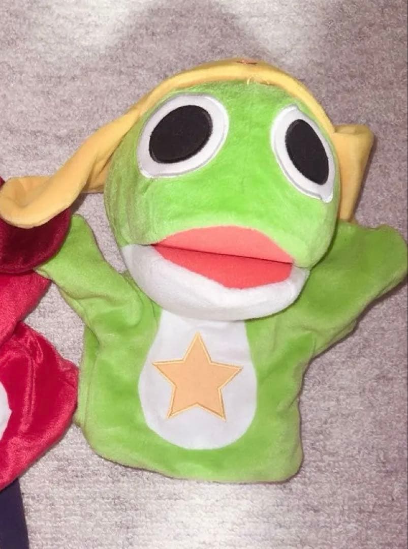 ケロロ軍曹　ギロロ伍長　パペット　2点セット